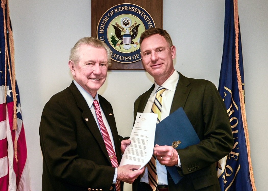Len Kaine with Scott Peters