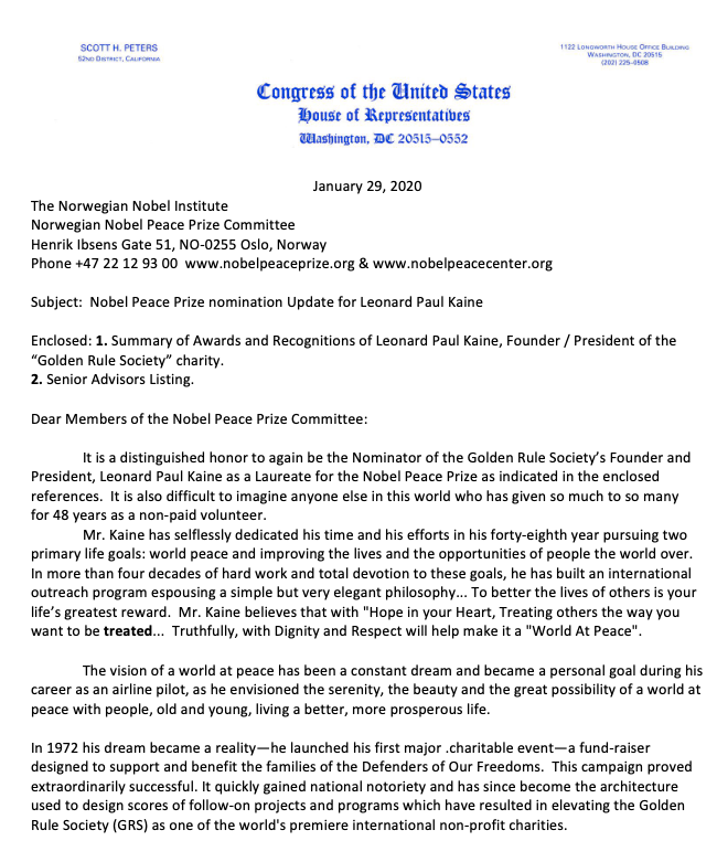 Nomination Letter 1